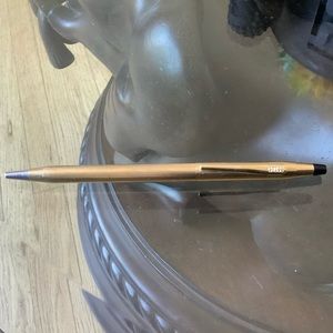 Vintage, 14 karat gold plated, cross pen